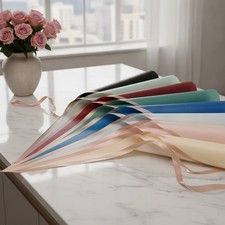 30 Sheets 10Colors Flower Bouquet Wrapping Paper  Florist Supplies Waterproof Flo
