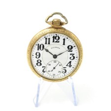 1921 Illinois Gold-Filled 16s 21j Bunn Special Men's Pocket Watch #WB5782-5