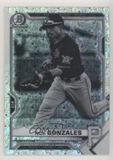 2021 Bowman Chrome Black & White Mini-Diamond Refractor Nick Gonzales 0ji1