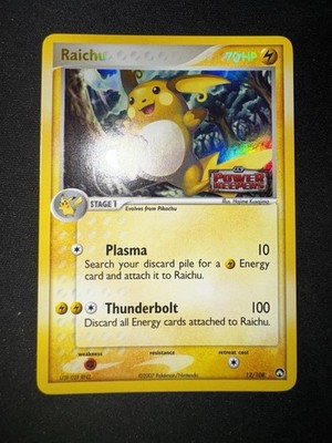 Raichu 12/108 Power Keepers Reverse Holo Excellent Condition, Get It Graded!