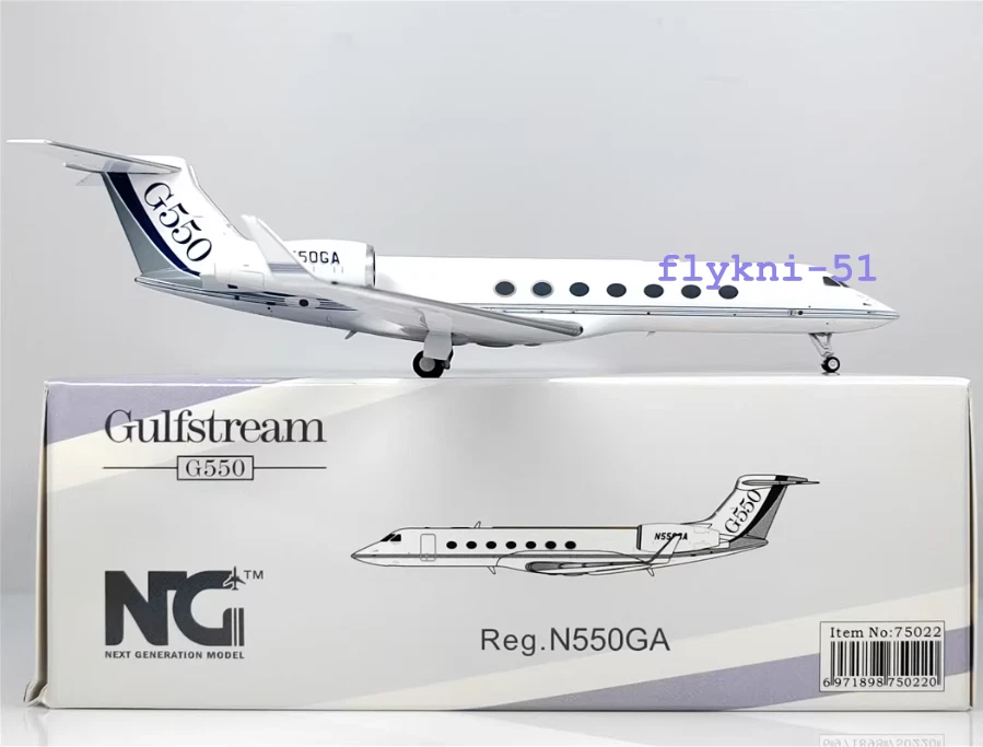 1/200 NG Model N550GA Gulfstream G550 Jet Business Original Factory Paint Model - Image 4 of 4