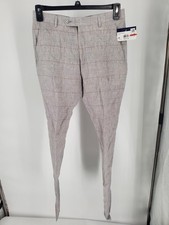 Tommy Hilfiger Pants Men's 30x32 Gray Plaid Suit Separates Hall HATHPBT40026