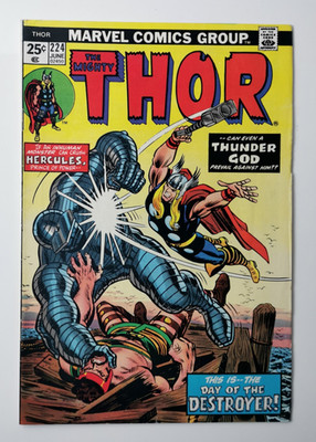 The Mighty Thor #224 (Marvel 1974) Hercules Bronze Age VF