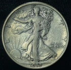 1918-S 50C Walking Liberty Half Dollar VF ~ 26403