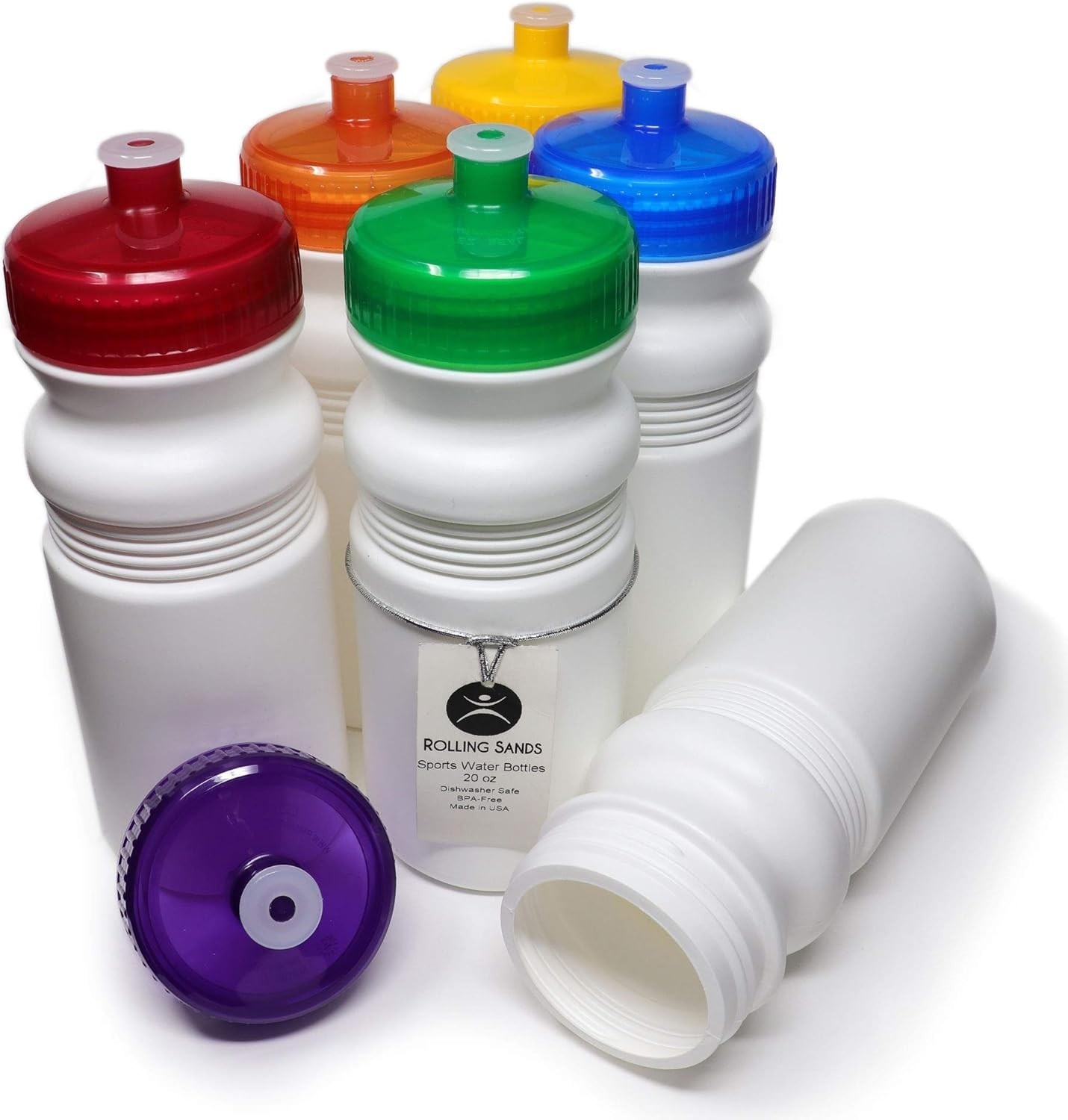 S 6 Pack Bpa-free Made In Usa Dishwasher Safe Clear