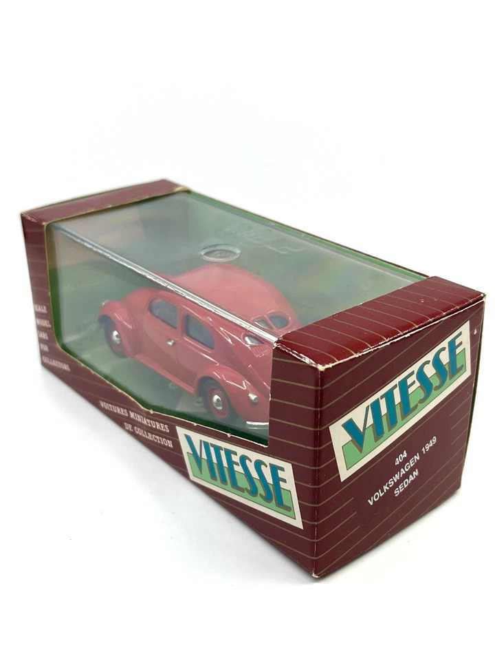 Vitesse Miniature Red Volkswagen 1949 Sedan Collector’s Model - Image 2 of 4