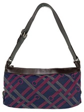 LANCEL Damen Umhängetasche Mehrfarbig Elegant Vintage Grafisches Muster