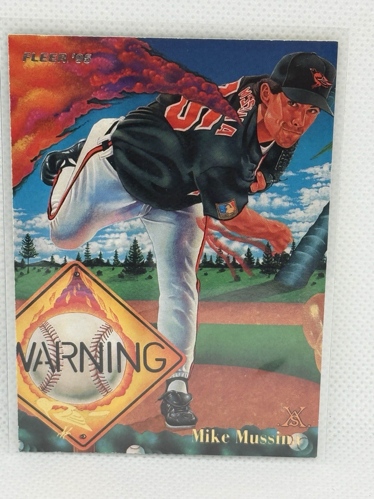 Mike Mussina 1995 Fleer #1 Pro-Visions Baltimore Orioles