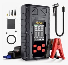Kopuo Car Battery Jump Starter With Air Compressor7000a Jumper Box For Car Batt