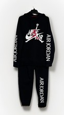 2018 Nike Air Jordan L Classics Full Zip Black Tracksuit PANTS PULLOVER HOODIE