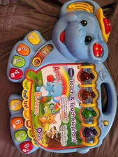 Vtech Touch and Teach Elephant - Learning Educational Toy Numbers Alphabet Songs