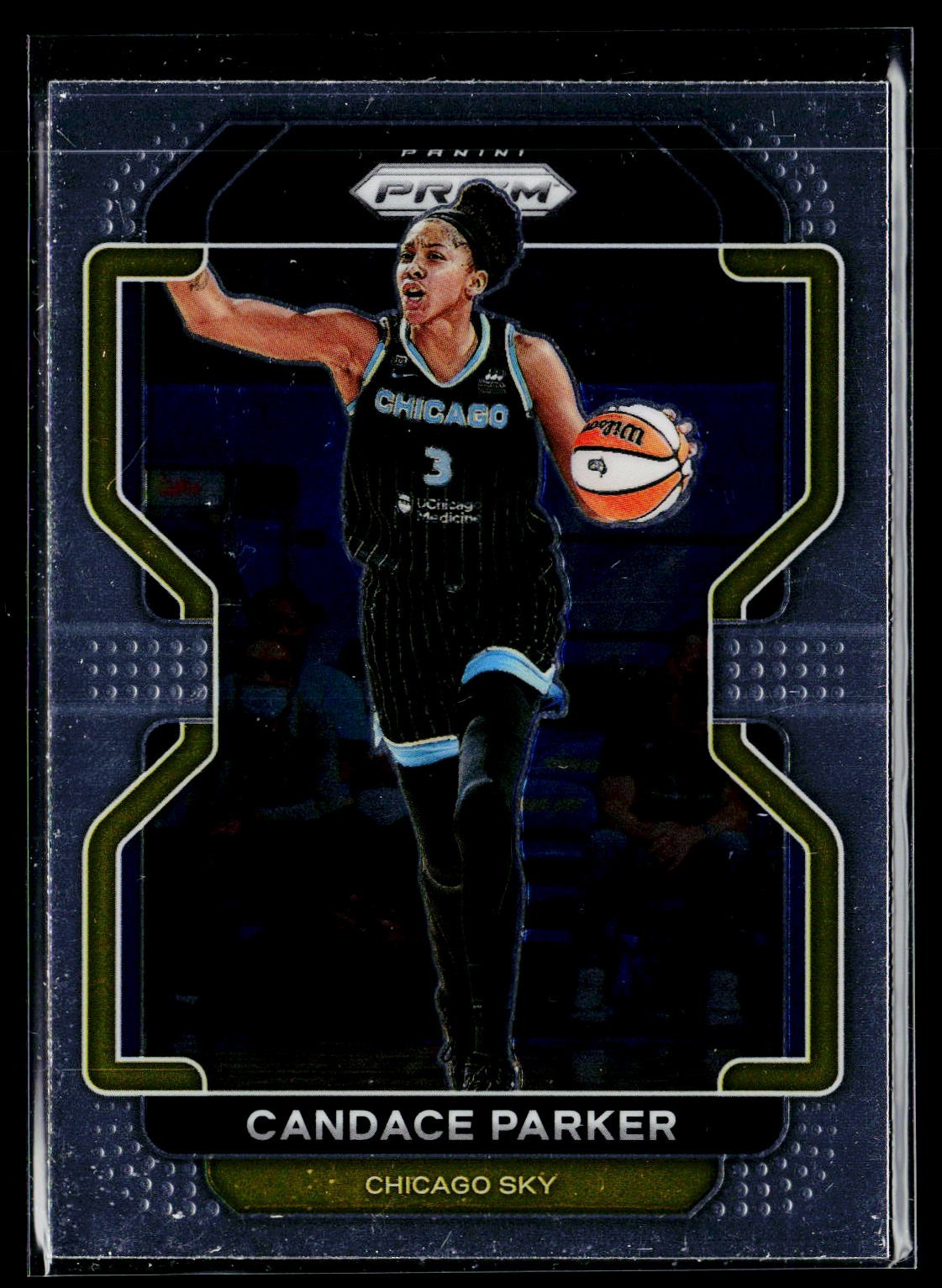 Candace Parker #3 Basketball Cards 2022 Panini Prizm WNBA trading card — raw and PSA graded price guide