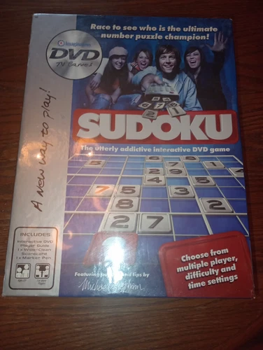 Sudoku Interactive DVD Game NIB Plastic Wrapped - Picture 1 of 2
