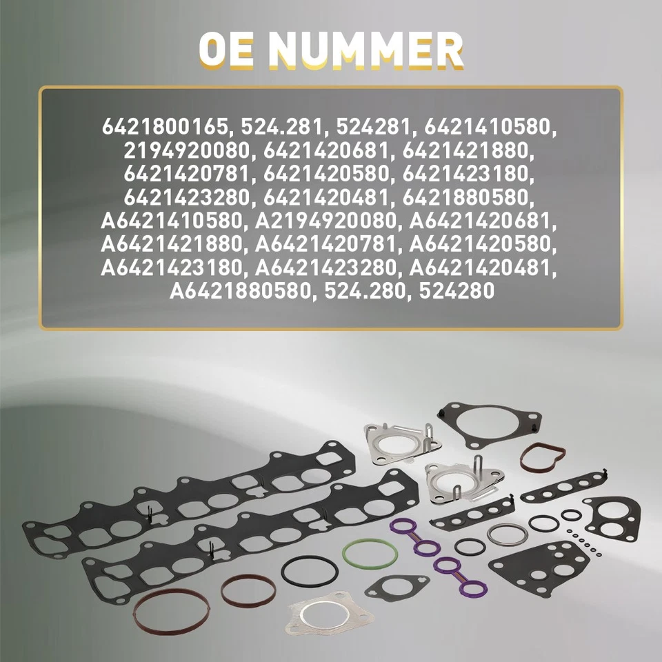 Dichtungsatz Dichtsatz+Ölkühler für Mercedes 320 350 CDI W203 W204 W211 W164 DE - Bild 2 von 4