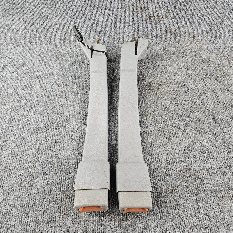 88-99 OBS Chevy GMC C/K 1500 camión canastilla izquierda derecha cinturón de seguridad hebilla gris OEM Foto 3 de 4