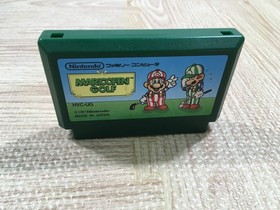 UF3428 Mario Open Golf BOXED NES Famicom Japan