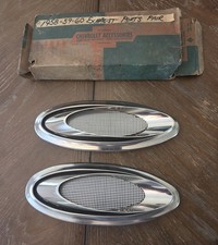 Nos 1958 1959 1960 Chevrolet Impala Exhaust Ports Accessory Cruiser Skirts