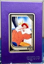 2025 Agoro DISNEY Renaissance Trading Coin KING TRITON & ARIEL Amethyst Mint #9