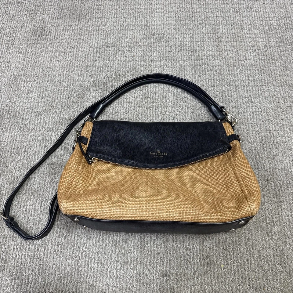 Bolso Kate Spade Cobble Hill Minka Negro Marrón Grande Foto 2 de 4