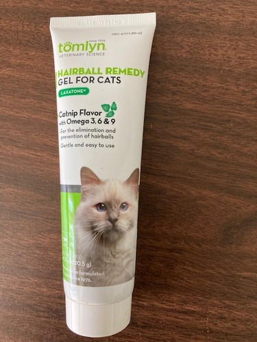 Tomlyn Hairball Remedy Gel For Cats, Catnip Flavor - Used 2X's