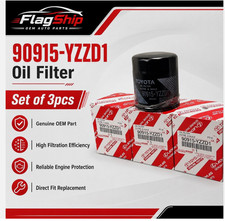 set x3pcs For Toyota Oil Filter 90915-YZZD1 Tacoma 4Runner Camry Sienna V6