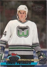 Chris Pronger 1993-94 Stadium Club #290 NHL Hartford Whalers Rookie