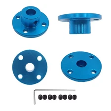 4Pcs 8mm Aluminum Alloy Rigid Flange Coupling Motor Guide Shaft Coupler for D