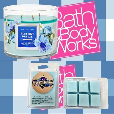 Bath and Body Works Blue Sky Breeze Wax Melts | Fresh Linen Scent