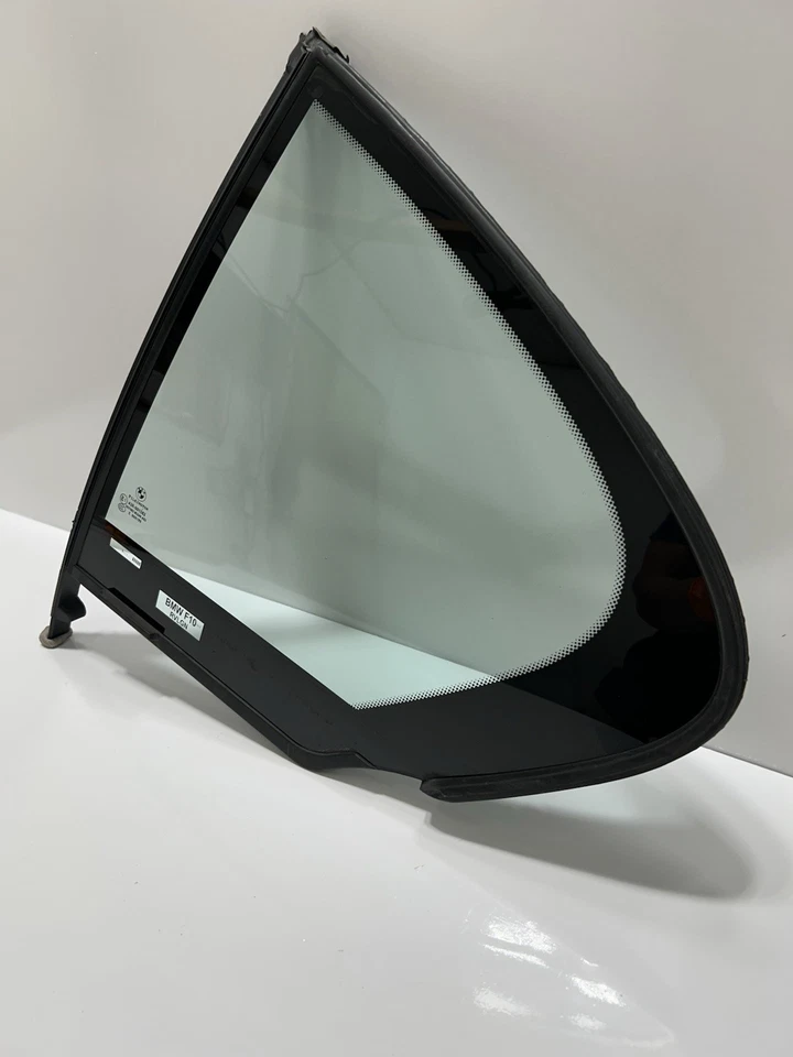 10-16 BMW 528i 535i M5 F10 Rear Left Quarter Vent Side Door Window Glass OEM - Image 2 of 4