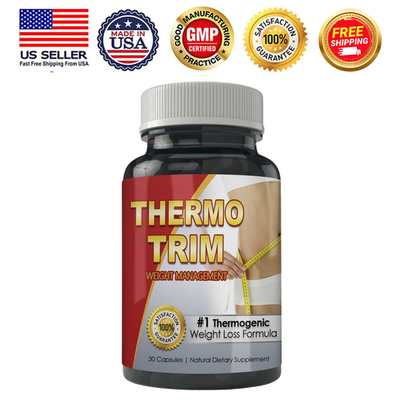 Thermo Trim Advanced Support Weight Management Dietary Supplement 30  Capsules