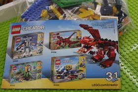 LEGO (31035) Creator 3 in 1, Beach Hut, Used, 100% Complete W/Manuals, No Box