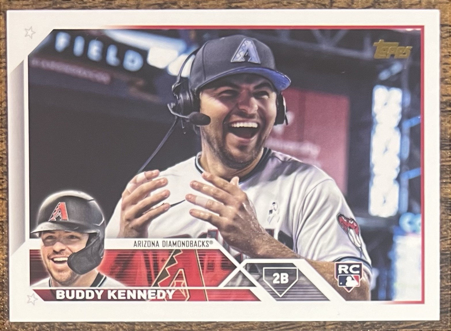 2023 Topps Series 1 Buddy Kennedy Golden Mirror Rookie SSP #135 Diamondbacks