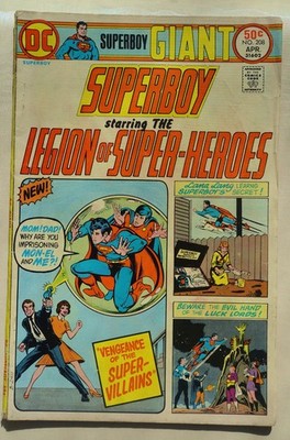 Superboy and Legion of Super-heroes Bronze Age Vintage DC Comics Whitman choice