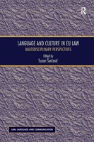 Language And Culture In EU Law | Multidisciplinary Perspectives | Sar& | Buch