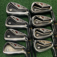 TAYLORMADE R9 IRONS 3-PW +54° & 60° WEDGES +TOUR X-STIFF PROJECT X 7.0 SHAFTS