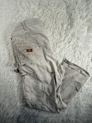 Vintage 90s Y2K Dickies Painter Carpenter Distressed Pants Streetwear 38x28