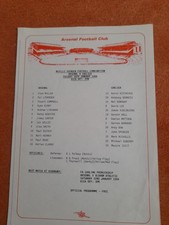 Arsenal Reserves v Chelsea 18.1.1994 Fußball Kombination