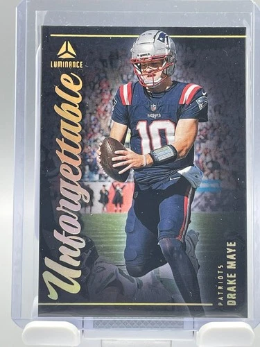 2025 Panini Luminance - Unforgettable Drake Maye #11 Patriots