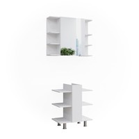 BadmöBel-Set Vicco Fynn 2 Teile, Waschbeckenunterschrank Und Bad Spiegelschrank