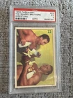 1955 Parkhurst Wrestling #22 Sharpe Brothers Iron Mike & Ben PSA 5