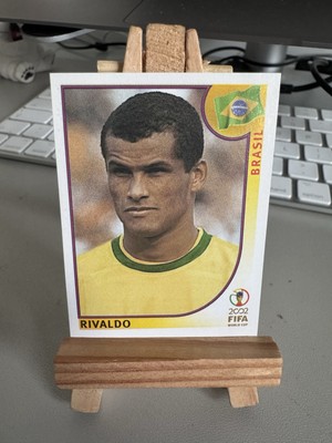 Panini Sticker.  World Cup 2002 Korea Japan.  #183 Rivaldo. Brazil