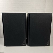 Vintage Audiophile Acoustic Research AR 208 V Bookshelf Speakers Black Tested