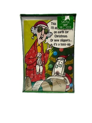 Vintage 18 Mavis Christmas Cards By Hallmark Connections 5 X 7  New Sealed