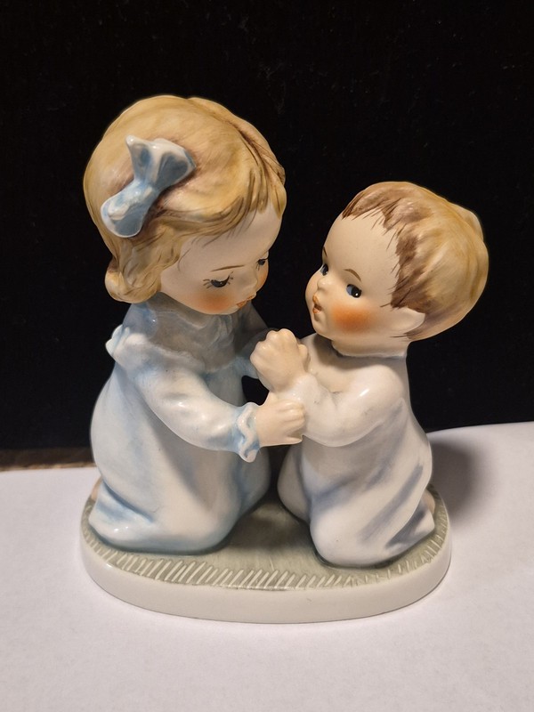 Goebe Germany  Charlot BYJ46 The Way To Pray Figurine (Signed 1963) Vintage 