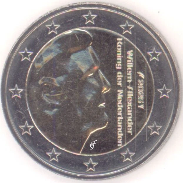 2 Euro Münze Niederlande Kursmünze Kursmünzen - alle Jahre wählen - prägefrisch - Bild 1 von 1