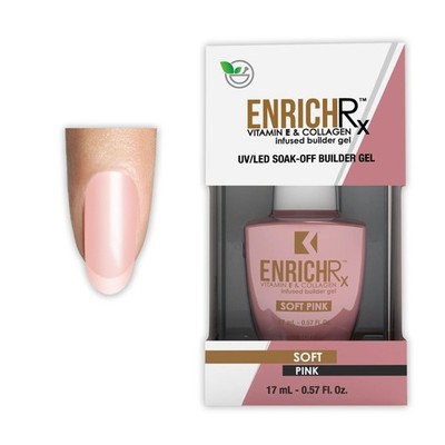 KUPA EnrichRx Builder Gel, Soft Pink, 0.57 Fl Oz (Pack of 1), Pink 