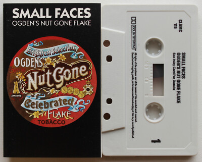 SMALL FACES - OGDEN'S NUTGONE FLAKE (CASTLE CLAMC116) 1986 UK CASSETTE REISSUE