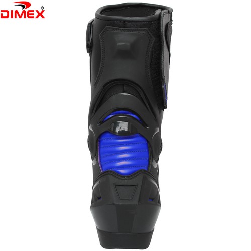 Mens Motorcycle Long Boots Water Resistant Leather Motorbike CE Armoured UK Size - Picture 10 of 31