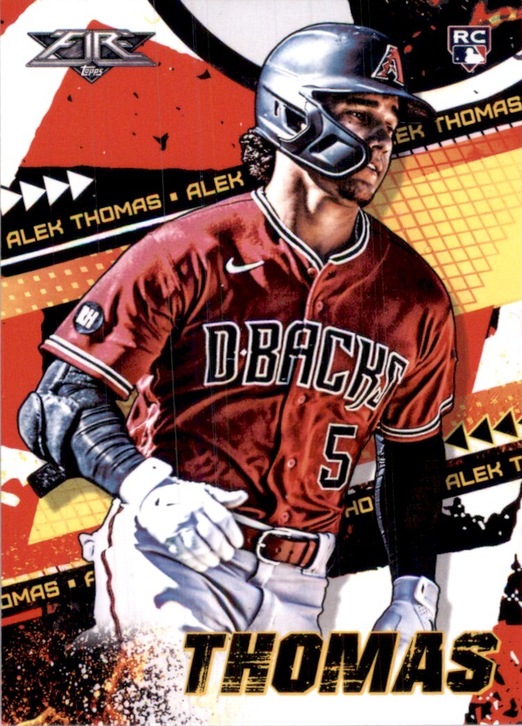 2022 Topps Fire Alek Thomas RC Arizona Diamondbacks #117