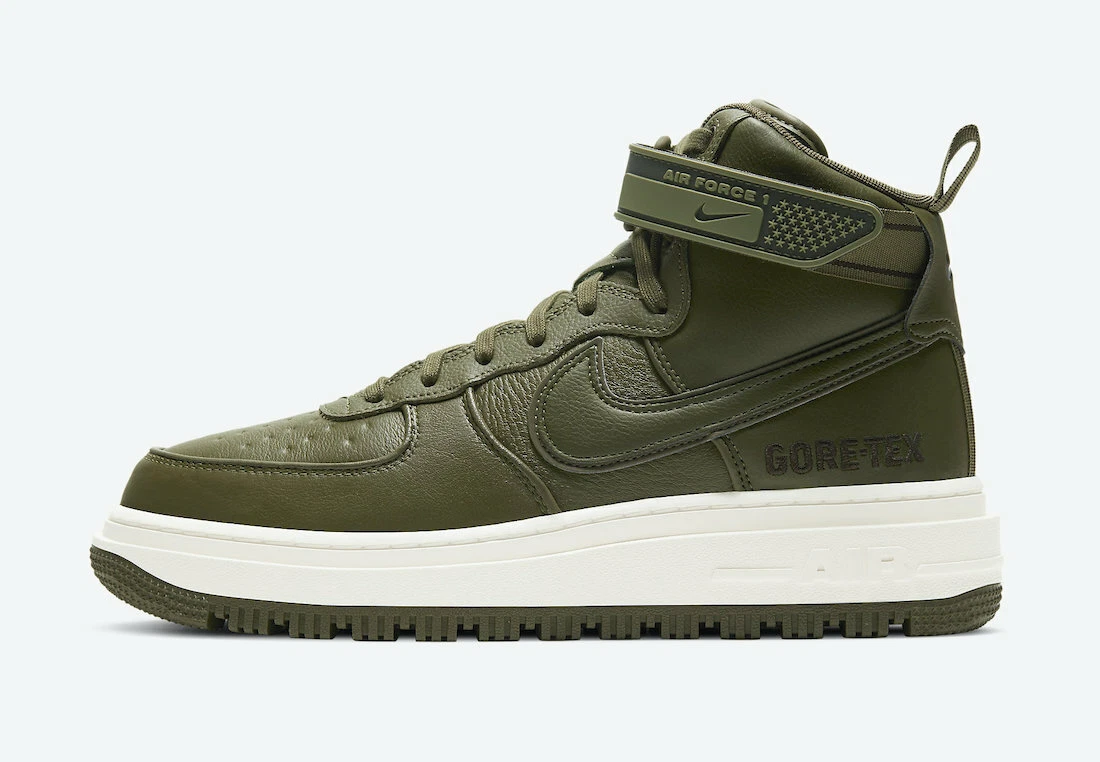 Nike Air Force 1 One High GTX Gore-Tex Boot Medium Olive Green